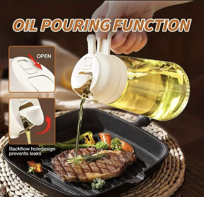 Premium 2-in-1 Glass Oil Sprayer
