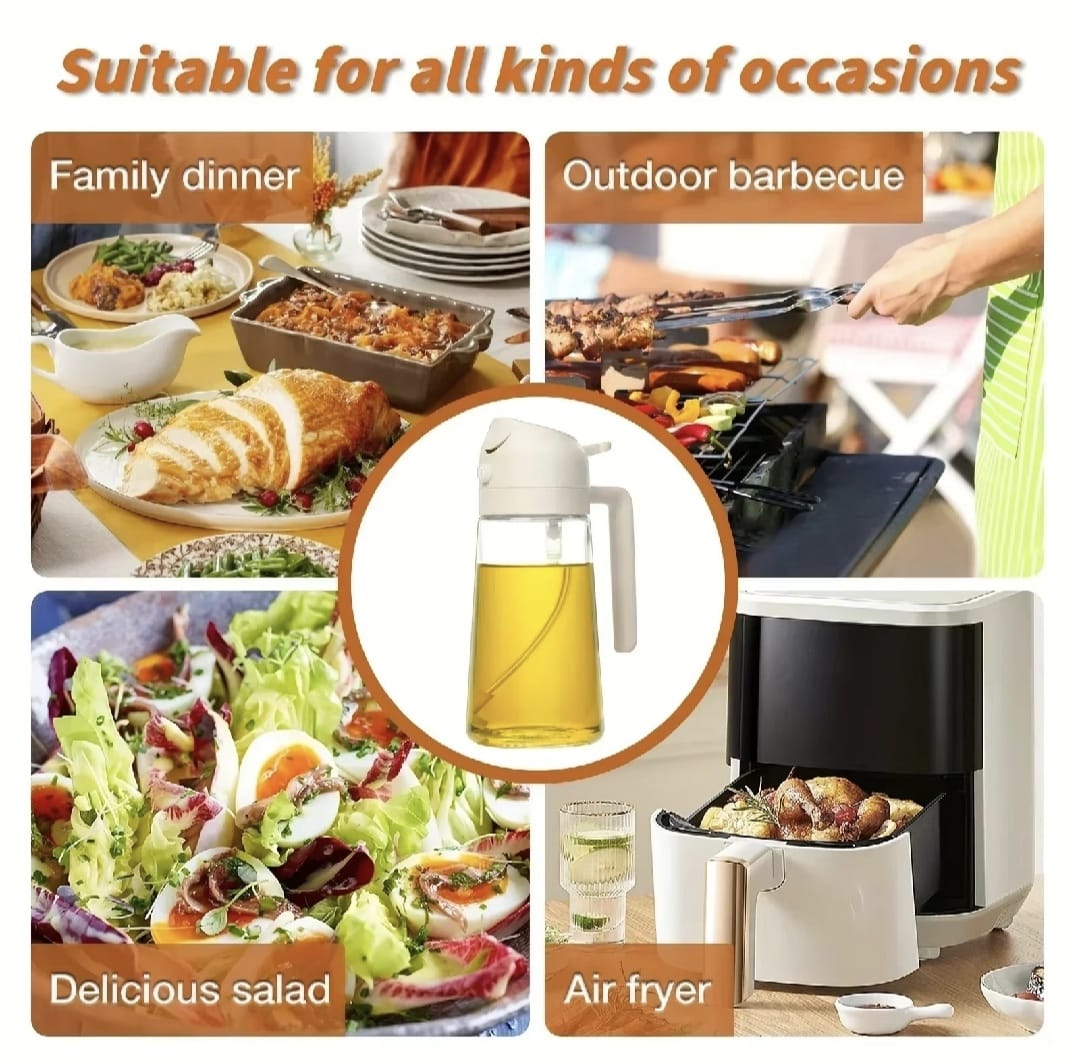 Premium 2-in-1 Glass Oil Sprayer