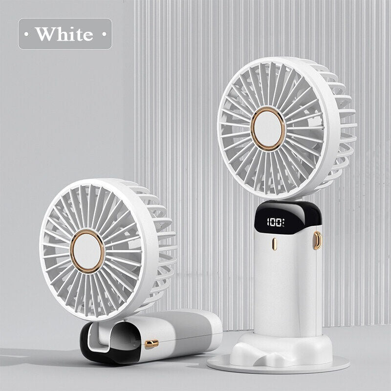 Rechargeable Digital Mini Fan
