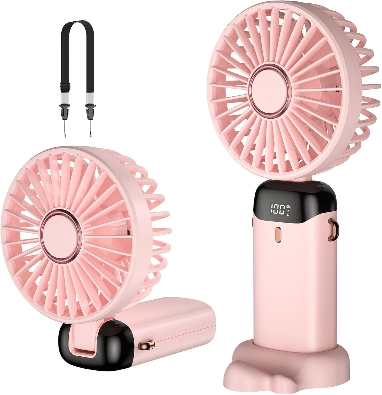 Rechargeable Digital Mini Fan